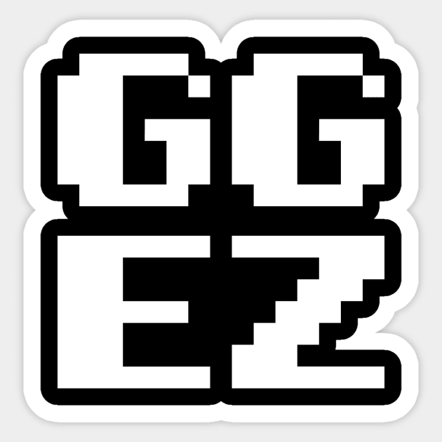 GG EZ Sticker by Tee Cult